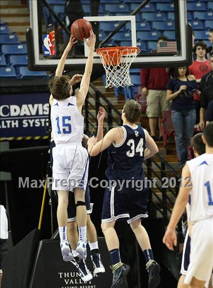Thumbnail 3 in Capital Christian vs. Central Catholic (CIF SJS D5 Final) photogallery.