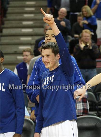 Thumbnail 3 in Capital Christian vs. Central Catholic (CIF SJS D5 Final) photogallery.