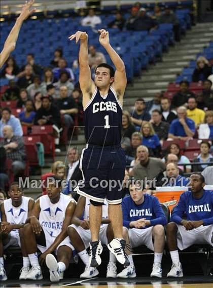 Thumbnail 3 in Capital Christian vs. Central Catholic (CIF SJS D5 Final) photogallery.