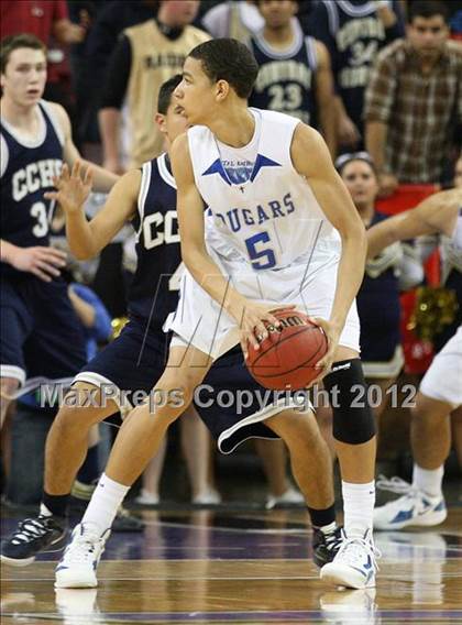 Thumbnail 1 in Capital Christian vs. Central Catholic (CIF SJS D5 Final) photogallery.