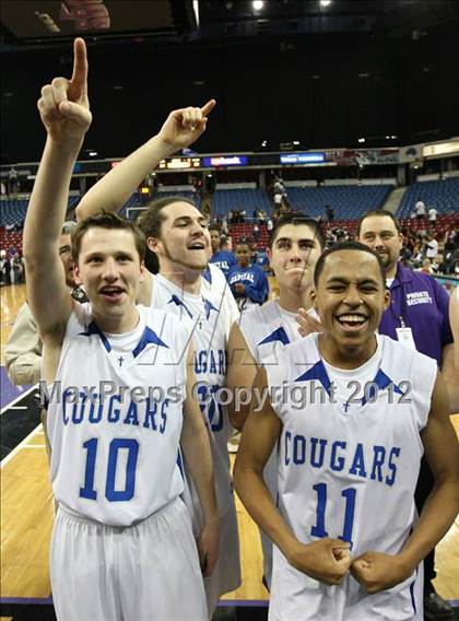 Thumbnail 1 in Capital Christian vs. Central Catholic (CIF SJS D5 Final) photogallery.