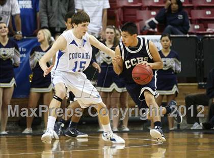 Thumbnail 1 in Capital Christian vs. Central Catholic (CIF SJS D5 Final) photogallery.