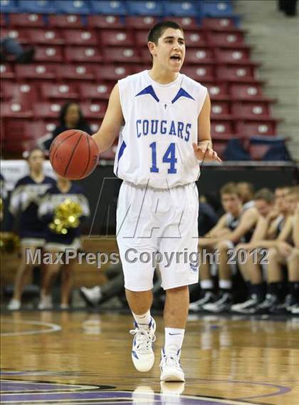 Thumbnail 1 in Capital Christian vs. Central Catholic (CIF SJS D5 Final) photogallery.