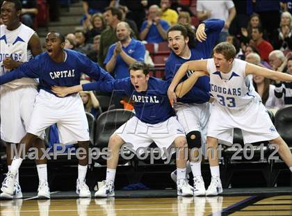 Thumbnail 2 in Capital Christian vs. Central Catholic (CIF SJS D5 Final) photogallery.