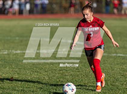 Thumbnail 1 in Coe-Brown Academy vs. Oyster River (NHIAA D2 Quarterfinal) photogallery.
