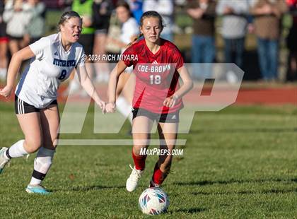 Thumbnail 3 in Coe-Brown Academy vs. Oyster River (NHIAA D2 Quarterfinal) photogallery.