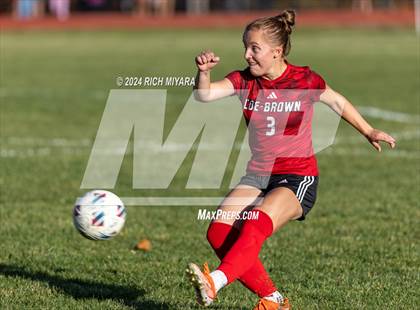 Thumbnail 3 in Coe-Brown Academy vs. Oyster River (NHIAA D2 Quarterfinal) photogallery.