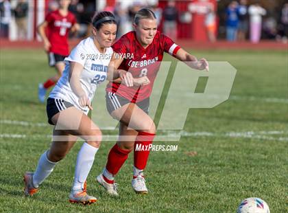 Thumbnail 2 in Coe-Brown Academy vs. Oyster River (NHIAA D2 Quarterfinal) photogallery.