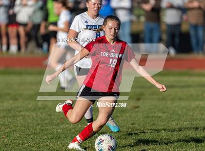 Thumbnail 3 in Coe-Brown Academy vs. Oyster River (NHIAA D2 Quarterfinal) photogallery.