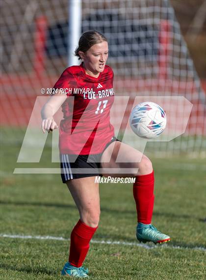 Thumbnail 3 in Coe-Brown Academy vs. Oyster River (NHIAA D2 Quarterfinal) photogallery.