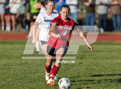 Thumbnail 1 in Coe-Brown Academy vs. Oyster River (NHIAA D2 Quarterfinal) photogallery.