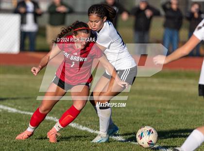 Thumbnail 3 in Coe-Brown Academy vs. Oyster River (NHIAA D2 Quarterfinal) photogallery.