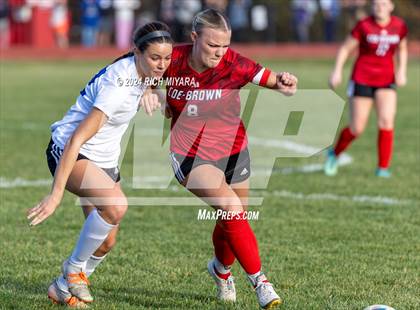 Thumbnail 1 in Coe-Brown Academy vs. Oyster River (NHIAA D2 Quarterfinal) photogallery.