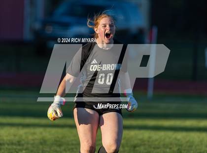 Thumbnail 3 in Coe-Brown Academy vs. Oyster River (NHIAA D2 Quarterfinal) photogallery.
