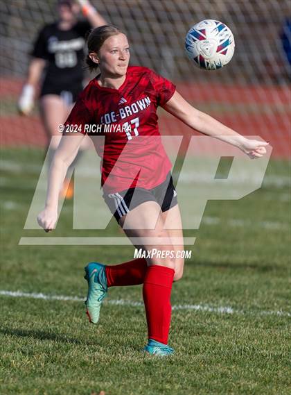 Thumbnail 1 in Coe-Brown Academy vs. Oyster River (NHIAA D2 Quarterfinal) photogallery.