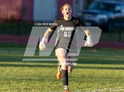 Thumbnail 2 in Coe-Brown Academy vs. Oyster River (NHIAA D2 Quarterfinal) photogallery.