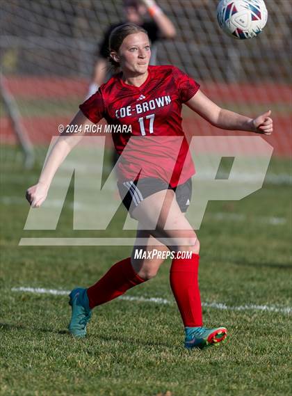 Thumbnail 2 in Coe-Brown Academy vs. Oyster River (NHIAA D2 Quarterfinal) photogallery.