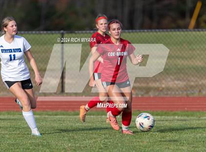 Thumbnail 2 in Coe-Brown Academy vs. Oyster River (NHIAA D2 Quarterfinal) photogallery.