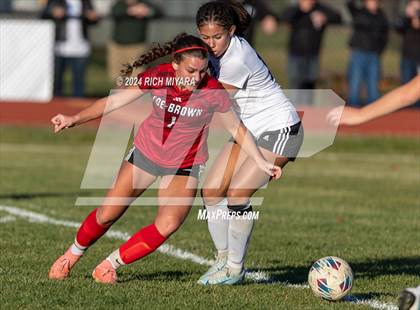 Thumbnail 1 in Coe-Brown Academy vs. Oyster River (NHIAA D2 Quarterfinal) photogallery.