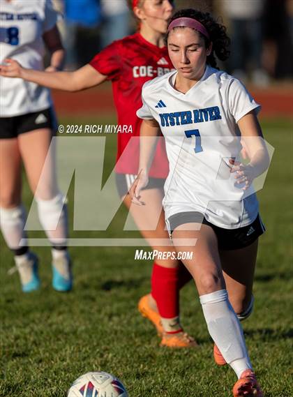 Thumbnail 2 in Coe-Brown Academy vs. Oyster River (NHIAA D2 Quarterfinal) photogallery.