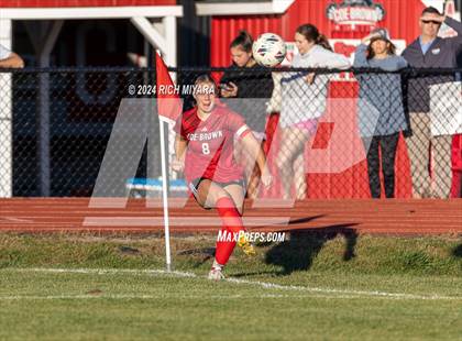 Thumbnail 3 in Coe-Brown Academy vs. Oyster River (NHIAA D2 Quarterfinal) photogallery.
