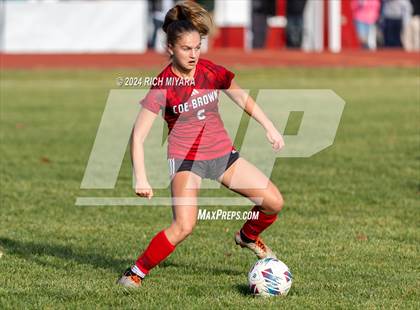 Thumbnail 2 in Coe-Brown Academy vs. Oyster River (NHIAA D2 Quarterfinal) photogallery.