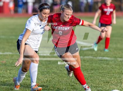 Thumbnail 2 in Coe-Brown Academy vs. Oyster River (NHIAA D2 Quarterfinal) photogallery.