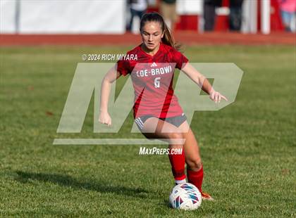 Thumbnail 2 in Coe-Brown Academy vs. Oyster River (NHIAA D2 Quarterfinal) photogallery.