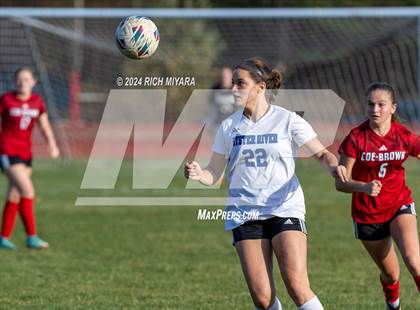 Thumbnail 3 in Coe-Brown Academy vs. Oyster River (NHIAA D2 Quarterfinal) photogallery.