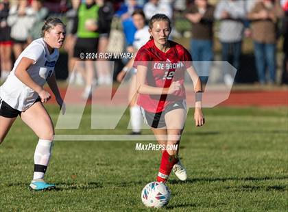 Thumbnail 2 in Coe-Brown Academy vs. Oyster River (NHIAA D2 Quarterfinal) photogallery.