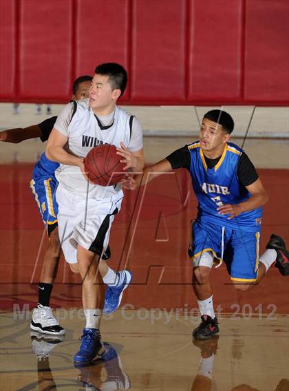 Thumbnail 1 in Muir vs. Renaissance Academy (Rose City Roundball Classic) photogallery.