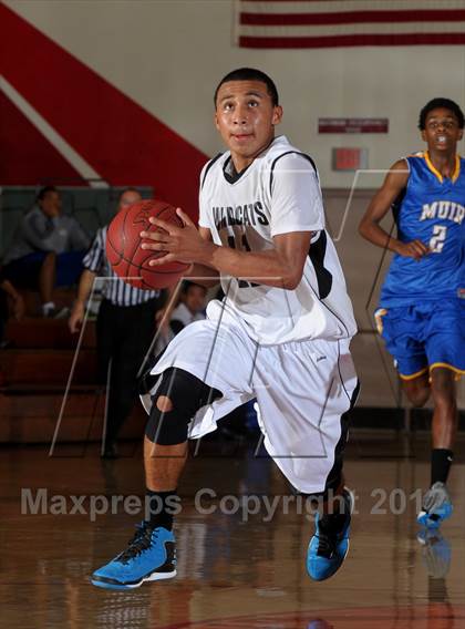 Thumbnail 3 in Muir vs. Renaissance Academy (Rose City Roundball Classic) photogallery.
