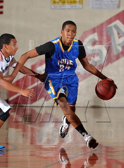 Thumbnail 1 in Muir vs. Renaissance Academy (Rose City Roundball Classic) photogallery.