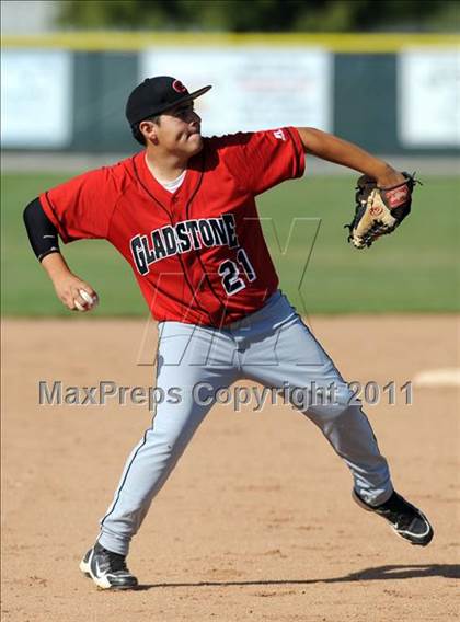 Thumbnail 2 in Gladstone @ Nipomo (CIF SS Playoffs) photogallery.