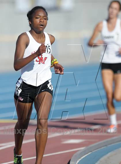 Thumbnail 3 in CIF State Track and Field Championships (Day 1 - Girls 1600m)  photogallery.