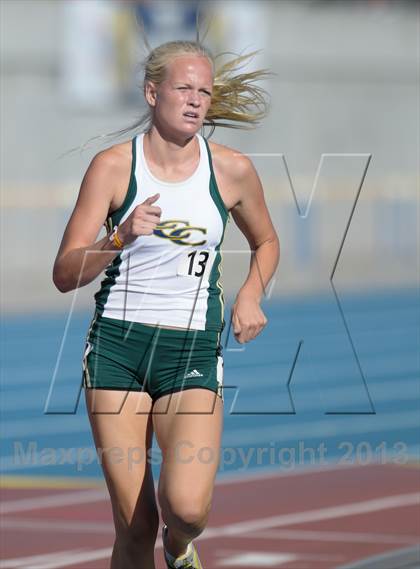 Thumbnail 3 in CIF State Track and Field Championships (Day 1 - Girls 1600m)  photogallery.