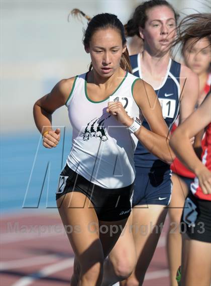 Thumbnail 2 in CIF State Track and Field Championships (Day 1 - Girls 1600m)  photogallery.