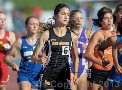 Thumbnail 3 in CIF State Track and Field Championships (Day 1 - Girls 1600m)  photogallery.