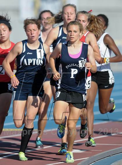 Thumbnail 3 in CIF State Track and Field Championships (Day 1 - Girls 1600m)  photogallery.