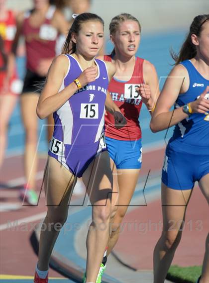 Thumbnail 1 in CIF State Track and Field Championships (Day 1 - Girls 1600m)  photogallery.