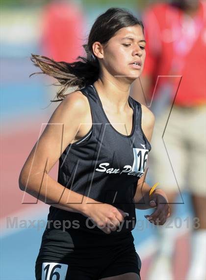 Thumbnail 3 in CIF State Track and Field Championships (Day 1 - Girls 1600m)  photogallery.