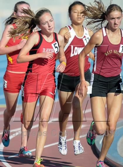 Thumbnail 3 in CIF State Track and Field Championships (Day 1 - Girls 1600m)  photogallery.