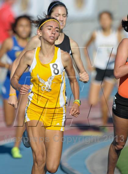 Thumbnail 2 in CIF State Track and Field Championships (Day 1 - Girls 1600m)  photogallery.