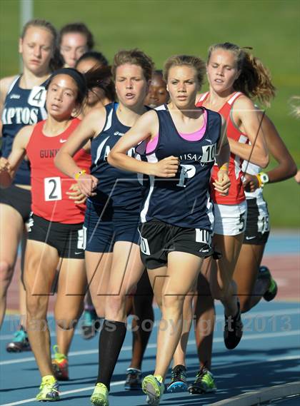 Thumbnail 3 in CIF State Track and Field Championships (Day 1 - Girls 1600m)  photogallery.