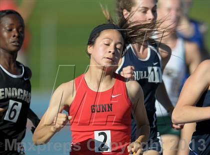 Thumbnail 1 in CIF State Track and Field Championships (Day 1 - Girls 1600m)  photogallery.