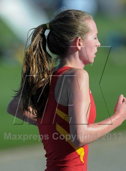 Thumbnail 1 in CIF State Track and Field Championships (Day 1 - Girls 1600m)  photogallery.