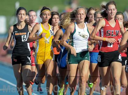 Thumbnail 1 in CIF State Track and Field Championships (Day 1 - Girls 1600m)  photogallery.