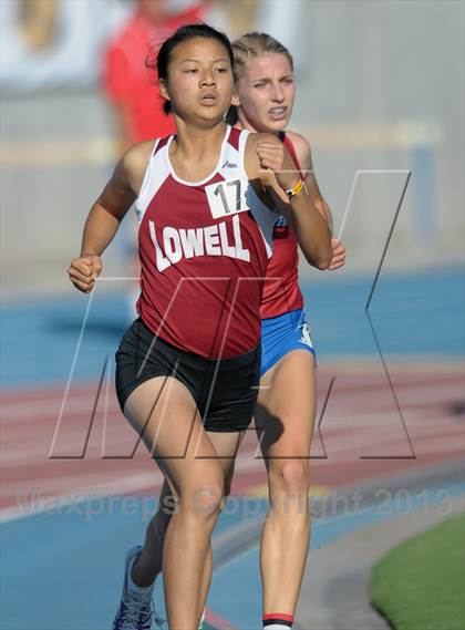 Thumbnail 3 in CIF State Track and Field Championships (Day 1 - Girls 1600m)  photogallery.