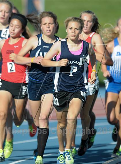 Thumbnail 1 in CIF State Track and Field Championships (Day 1 - Girls 1600m)  photogallery.