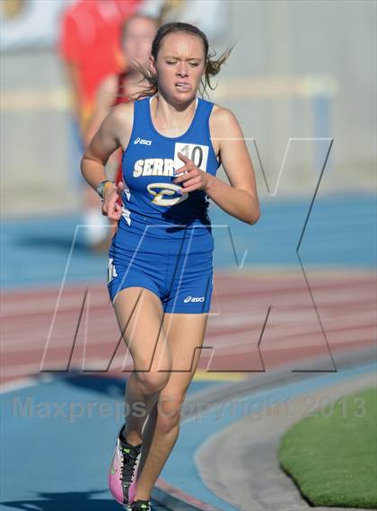 Thumbnail 1 in CIF State Track and Field Championships (Day 1 - Girls 1600m)  photogallery.